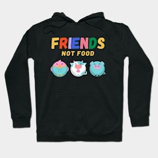 Friends Not Food Animal lover gift Hoodie